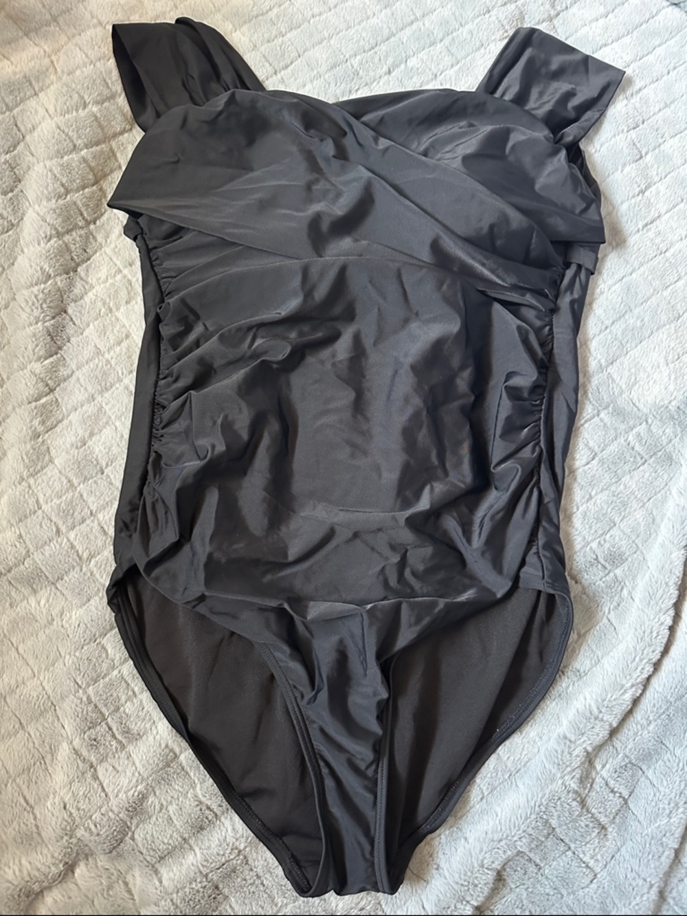 Swimsuits For All Black One-Piece Swimsuit